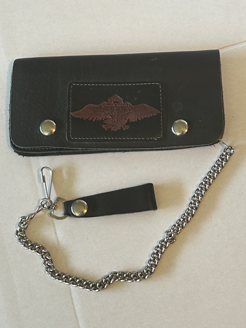 FREEDOM MACHINE VINTAGE CYCLES MOTORCYCLE BIKER WALLET